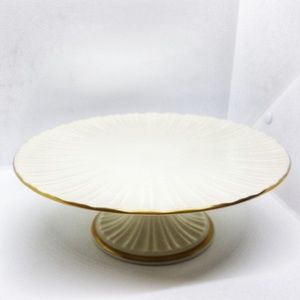 Lenox Footed Cake Plate Plaza Collection
